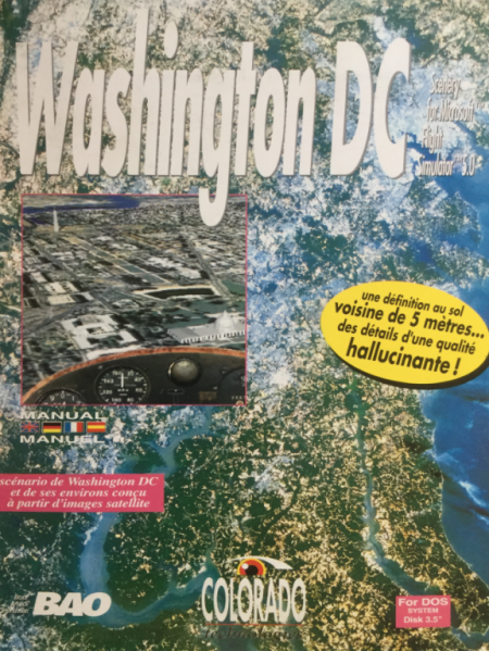 Washington D.C.: Scenery for Microsoft Flight Simulator 5.0